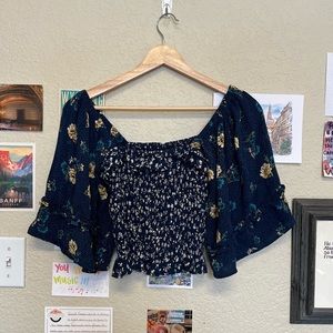 Boho Coastal Ribbed Top